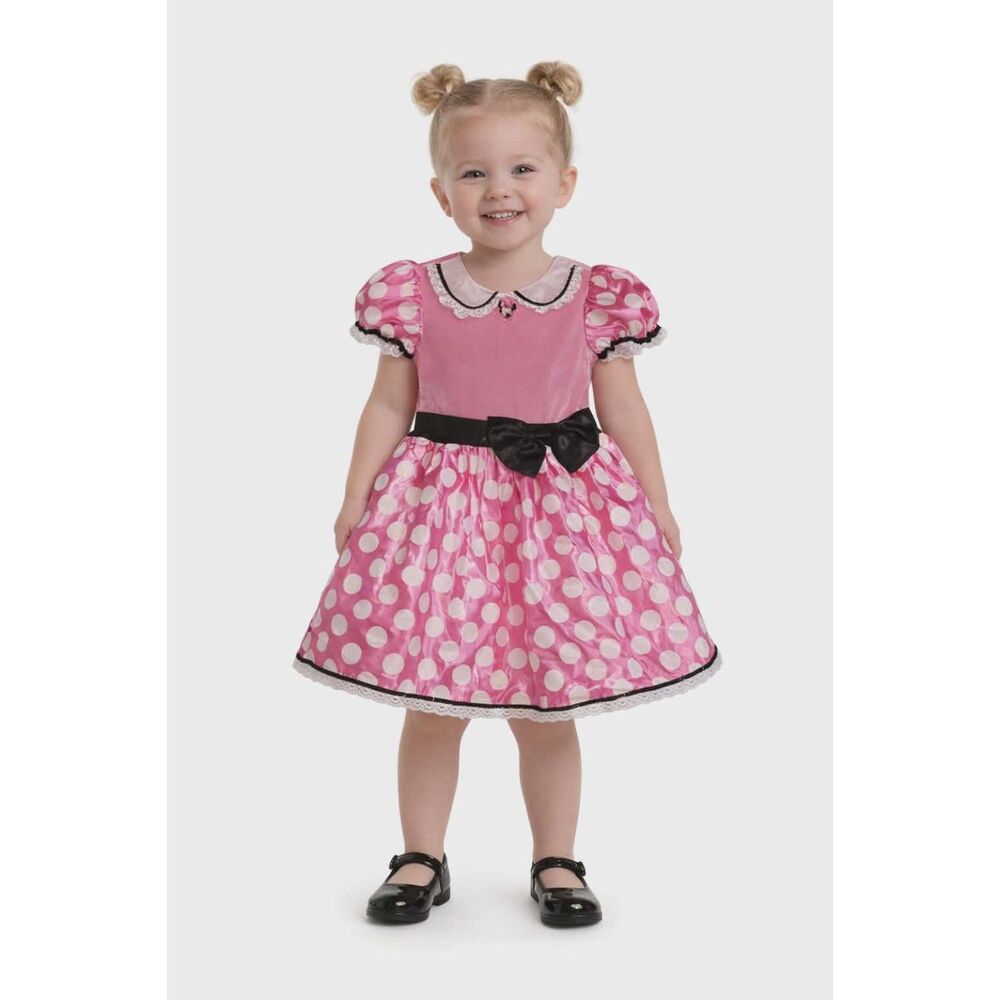 Minnie Mouse Dress Disney Pink Dot Costume Toddler Size 3 GIRL KIDS